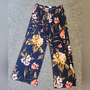 Maxine Nichols Floral Wide-Leg Pants